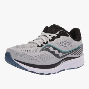 Saucony Gray and Black Athletic Shoes